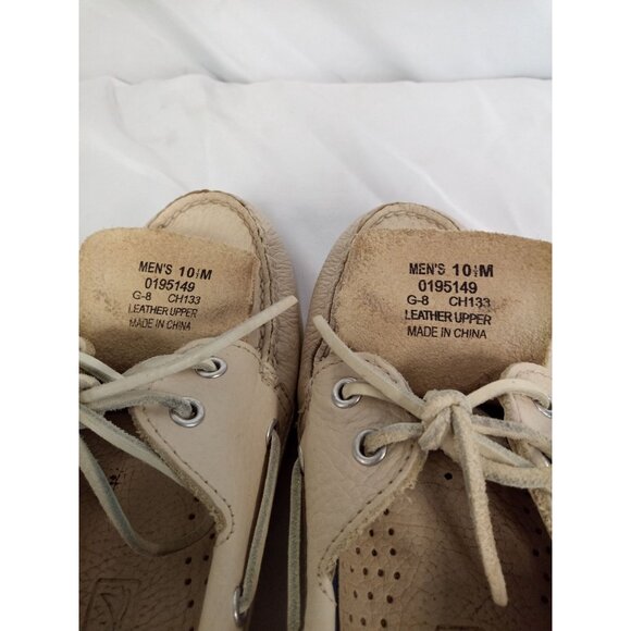 Sperry Top Sider Off White Men's Boat Shoes Size 10.5 - Picture 5 of 8